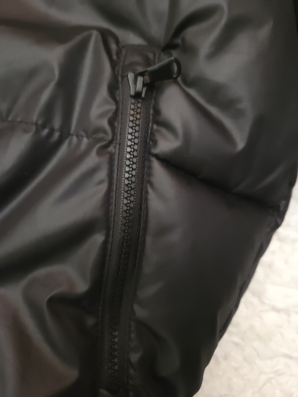 Black Puffer Jacket for Women- Size Small Petite - Picture 4 of 5